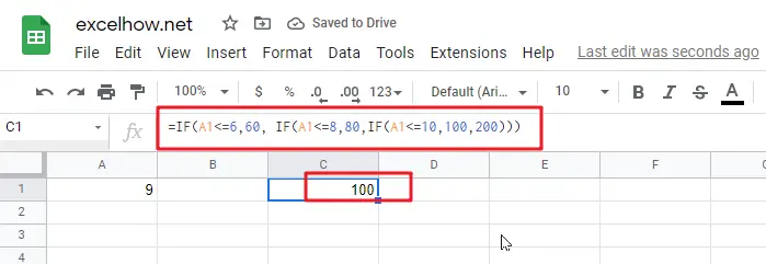 google sheets nested if function1