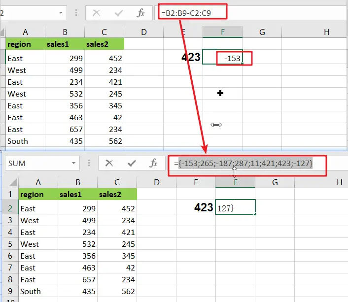 6 Array Formula Examples1