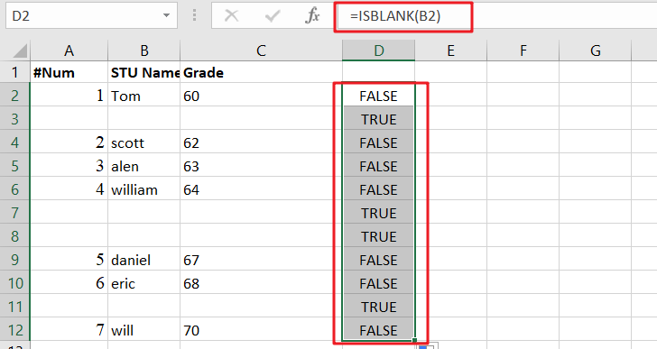 Add Row Numbers And Skip Blanks4