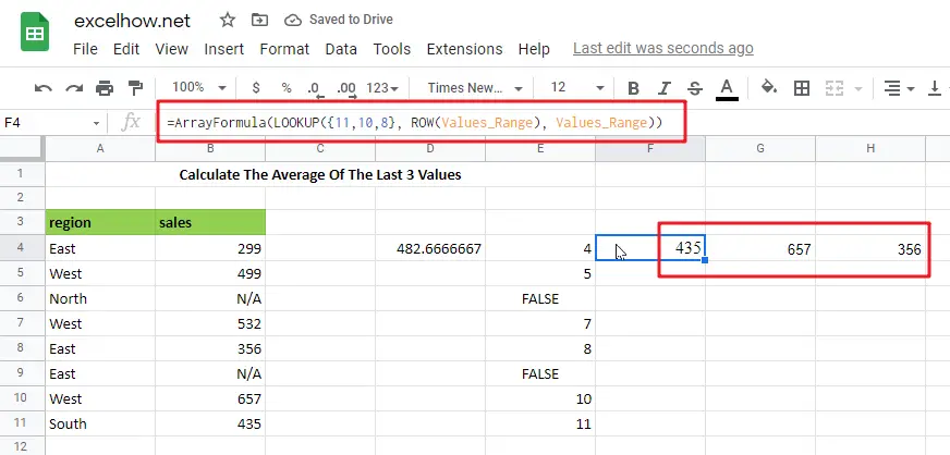 Average the last 3_ 5 or N numeric values in google sheets1