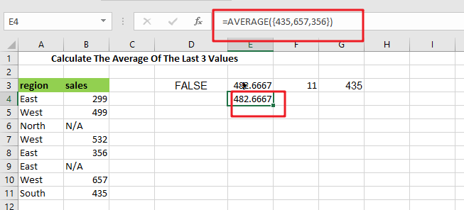 Average the last 3_ 5 or N numeric values1