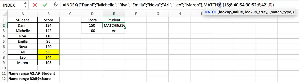 Find the Closest Data to the Data Provided3