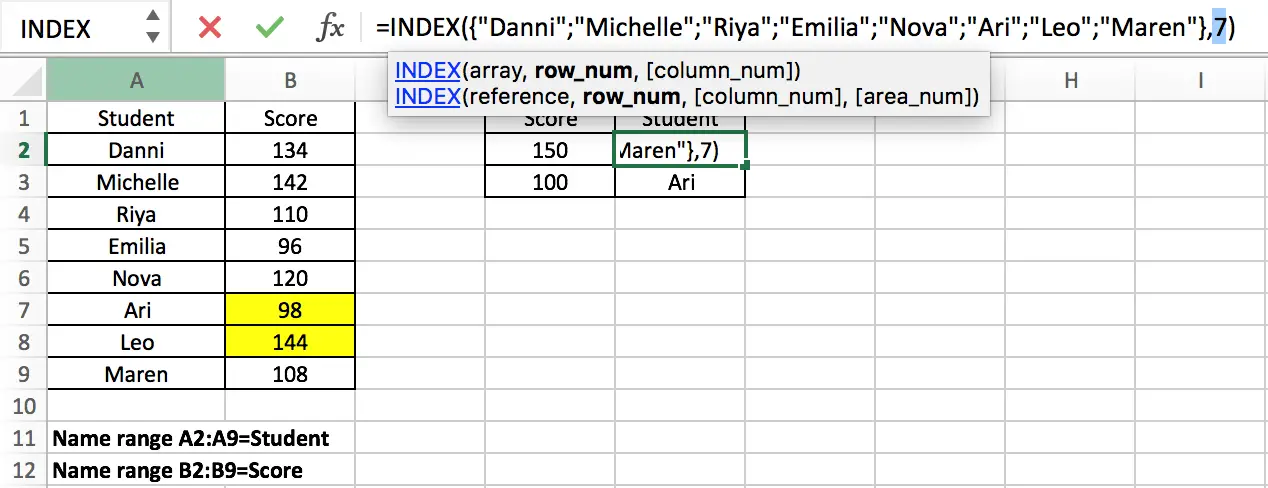 Find the Closest Data to the Data Provided3