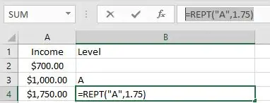 Repeating Character n Times in Excel1