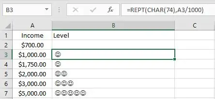 Repeating Character n Times in Excel1