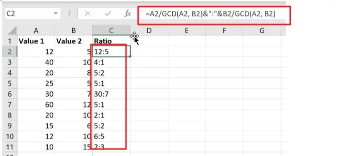 6 Calculate a ratio from two numbers1