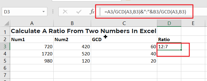 6 Calculate a ratio from two numbers1