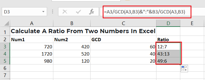 6 Calculate a ratio from two numbers1