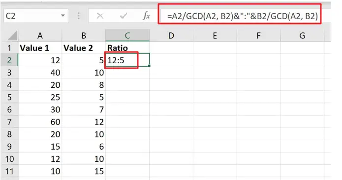 6 Calculate a ratio from two numbers1