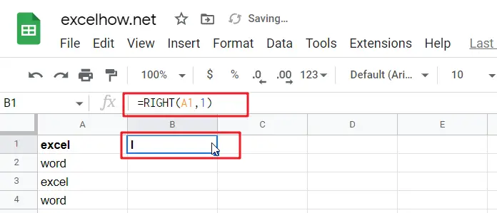 Sort Data by Last Character in google sheets1