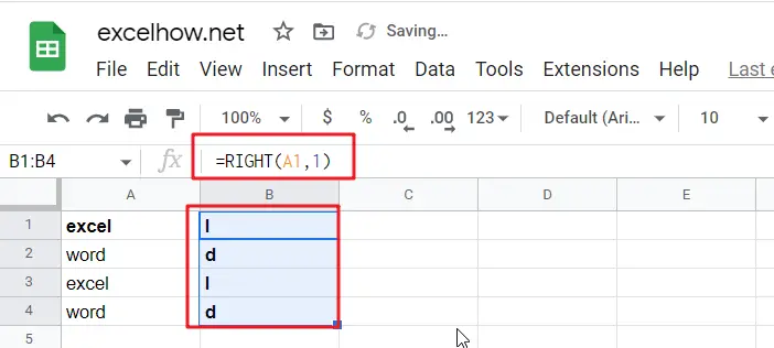 Sort Data by Last Character in google sheets1