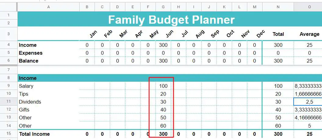 free family monthly budget planner1-1