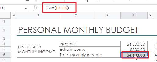 free personal monthly budget template1-1