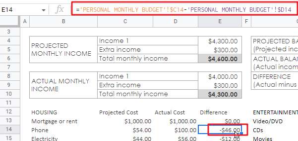 free personal monthly budget template1-1