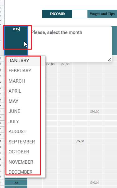 free personal monthly budget template6-1