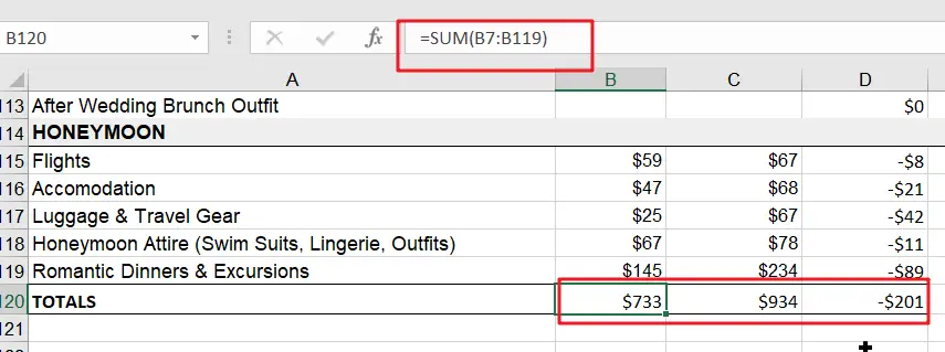 free wedding budget spreadsheet teamplate1-1