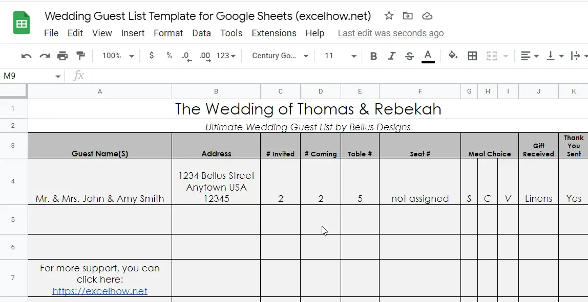 free wedding guest list template6-1