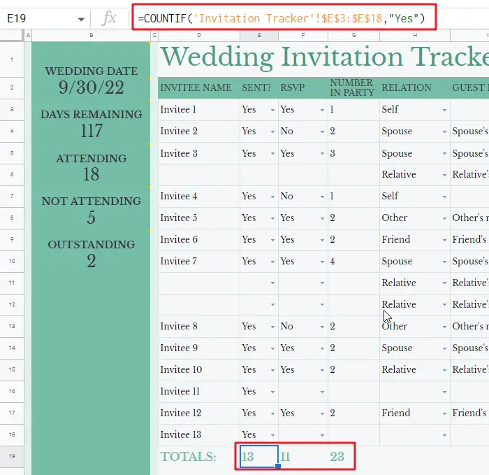 free wedding guest list template8-1