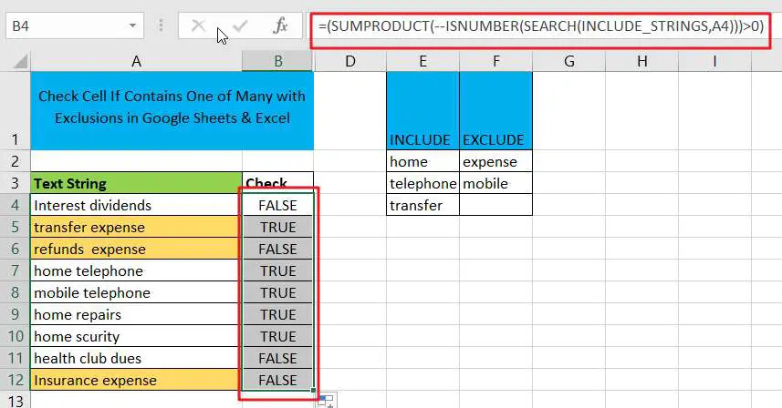 Check Cell If Contains One of Many with Exclusions1