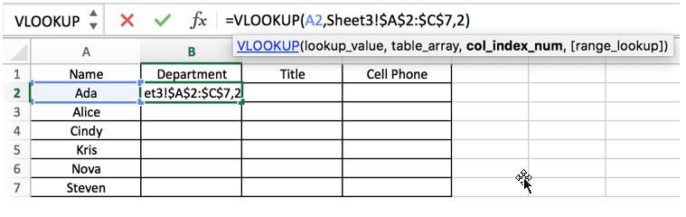 Lookup Value and Lookup Range in Same Worksheet