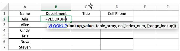 Lookup Value and Lookup Range in Same Worksheet