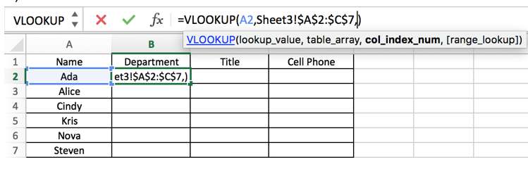 Lookup Value and Lookup Range in Same Worksheet