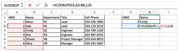 VLOOKUP with Absolute Range Reference