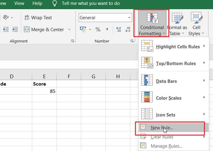 Conditional formatting based on another cell in Google Sheets Excel1