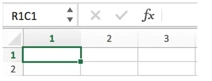 A1 and R1C1 reference style1