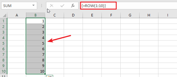 Excel Array Construction1