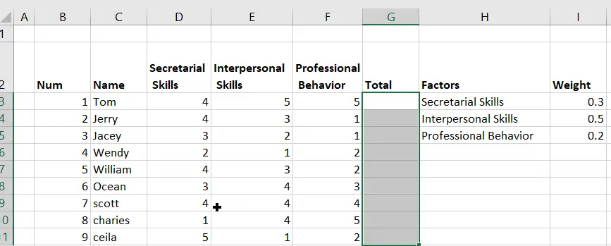 Excel Array Matrix Operation1