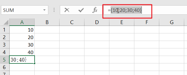 excel array4