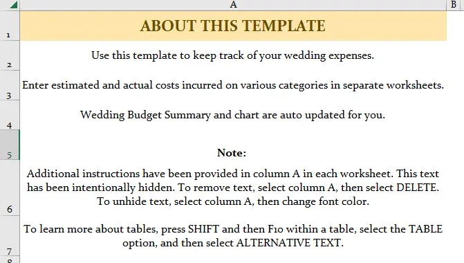 Wedding expense budget1