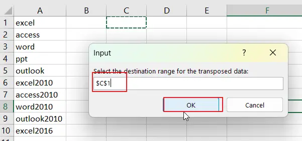 How To Transpose Every N Rows of Data into Muliptle Columns vba6.png
