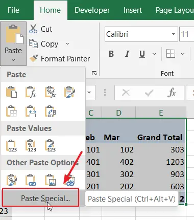 How to Combine Two Pivot Tables into One Pivot Chart 1