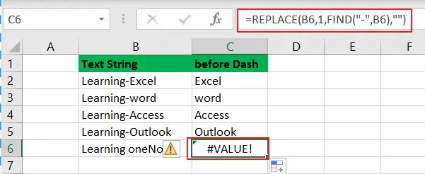 How to Get Text before or after Dash Character in Excel 20.png