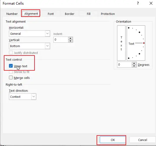 add line break in a cell1