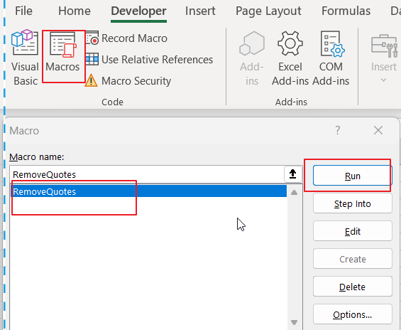 remove quotes for text with vba code2.png