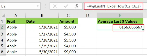 How to Average the Last N Values in Excel vba2.png