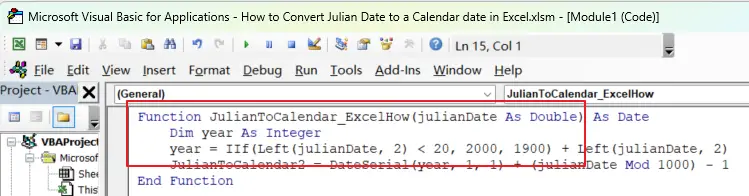 How to Convert Julian Date to a Calendar date vba 3.png