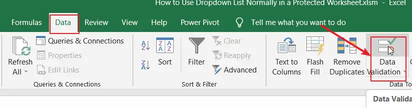 How to Use Dropdown List Normally in a Protected Worksheet 11.png