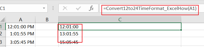 Convert Time Format from 12-Hour Clock to 24 clock format VBA 2.png