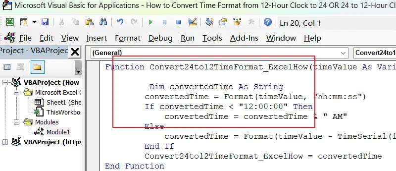 Convert Time Format from 24-Hour Clock to 12 clock format VBA 1.png