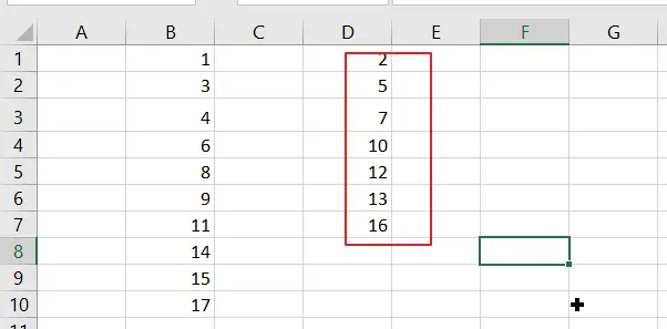 Find Missing Numbers in a Sequence in Excel vba 6.png