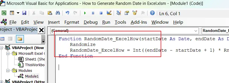 How to Generate Random Date in Excel vba 1.png