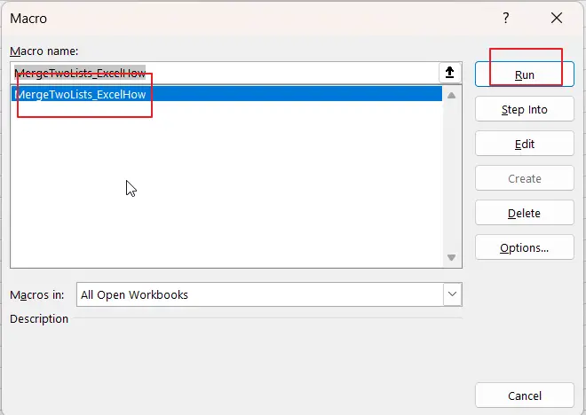 How to Merge Two List without Duplicates in Excel vba 2.png