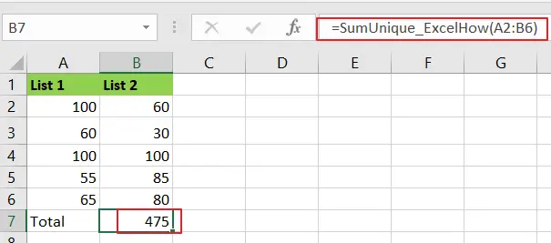 How to SumCalculate Total Values with Duplicate Values Only Once vba2.png