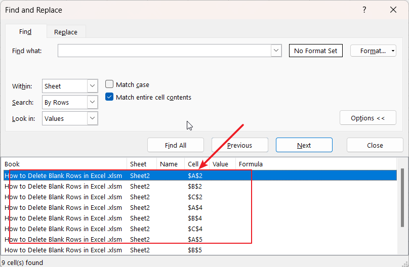 How to Delete Blank Rows in Excel 17.png