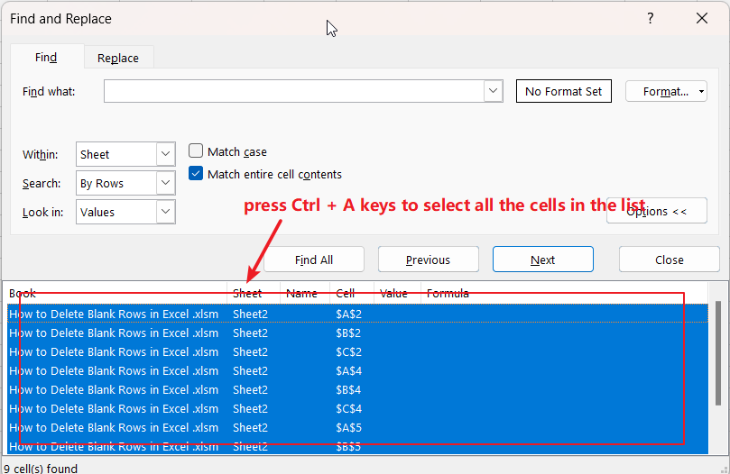How to Delete Blank Rows in Excel 18.png
