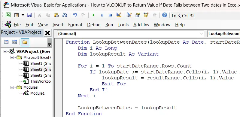How to VLOOKUP to Return Value if Date Falls between Two dates in Excel10.png